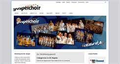 Desktop Screenshot of gospel-gossau.ch